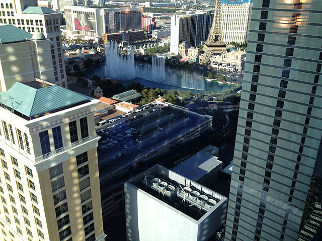 Photo of the
Fountains at the Bellagio