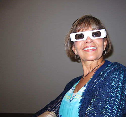 Photo of Debbi
e in 3D glasses