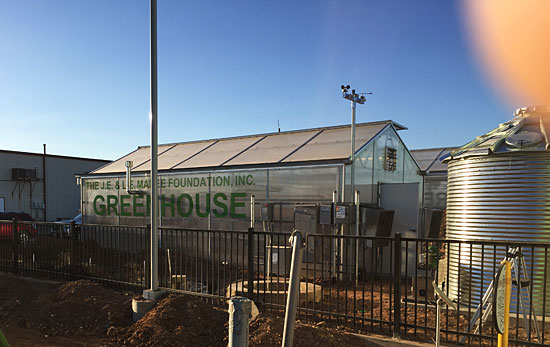 West Texas Food Bank's Midland Facility - Greenhouse