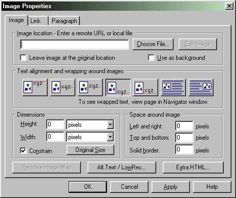Netscape Composer screen capture