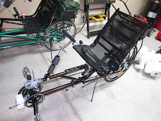 Photo: Recumbent tandem bike