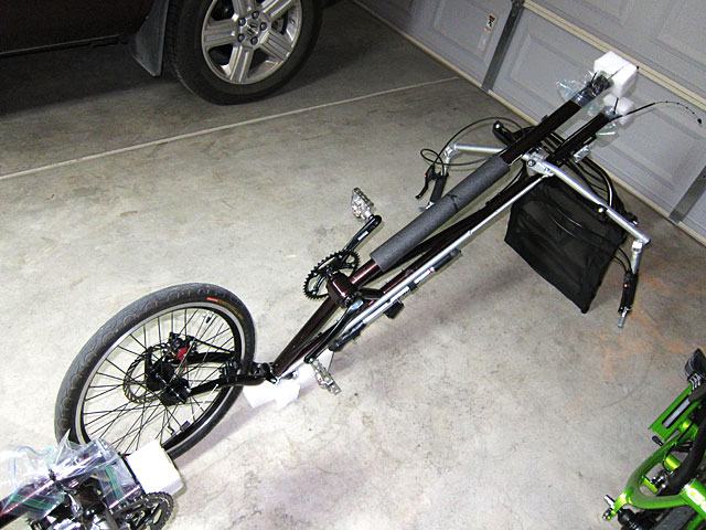 Photo: Recumbent tandem bike