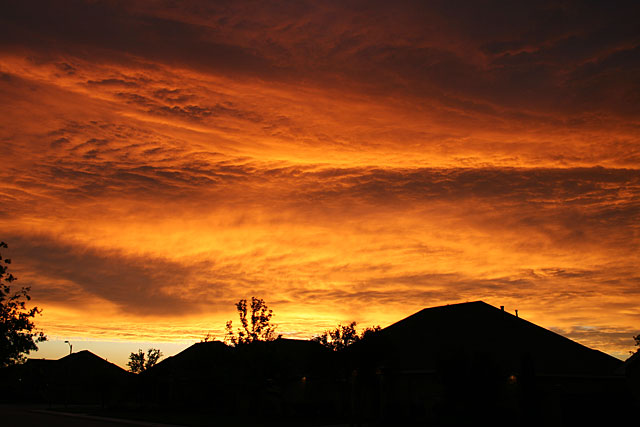 Photo of a West Texas sunset