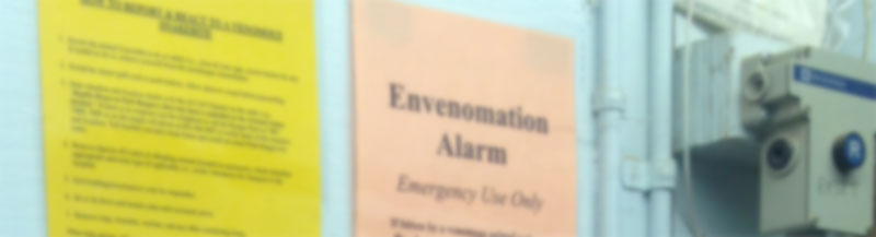 Envenomation Alarm Sign