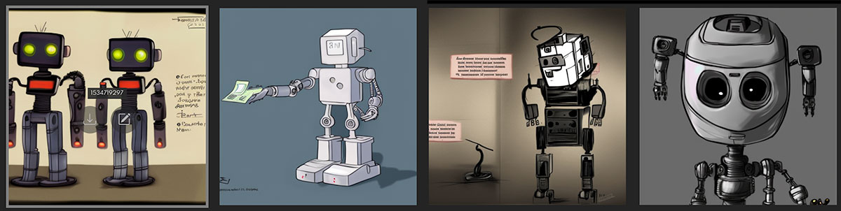 Cartoon: Confused Robots