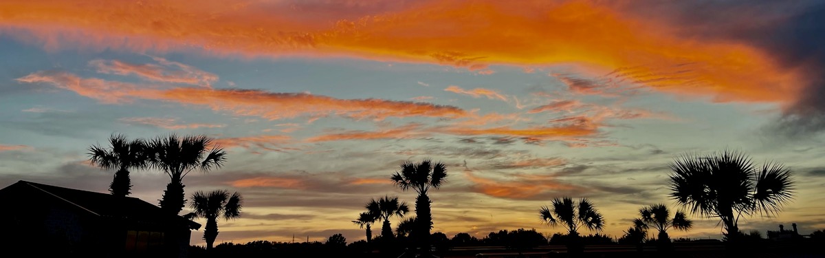 Photo: Sunset as viewed from the Marina at Horseshoe Bay Resort, Texas