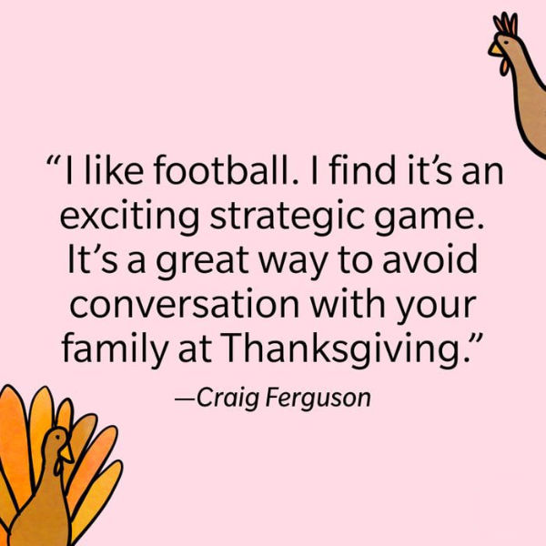 Meme: Thanksgiving and football