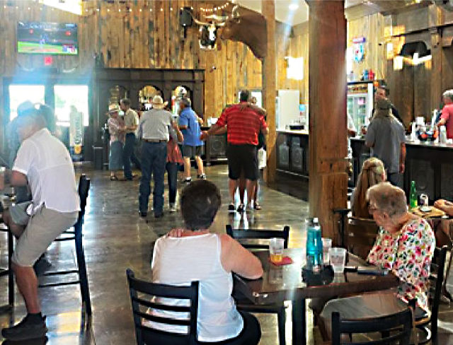 Photo: View of the dance floor at the Yee Haw Saloon