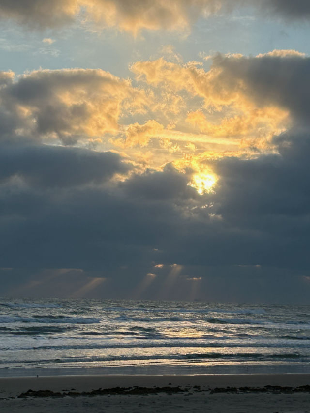 Photo: Sunrise over the Gulf of America/Mexico as viewed from South Padre Island, TX