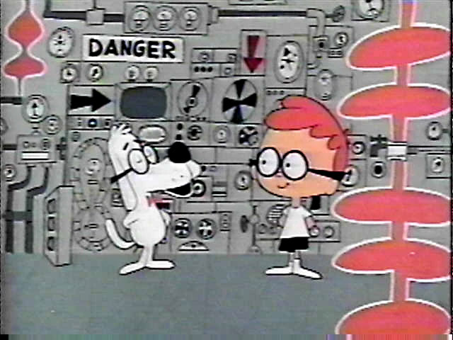 Cartoon of Mr. Peabody and Sherman
