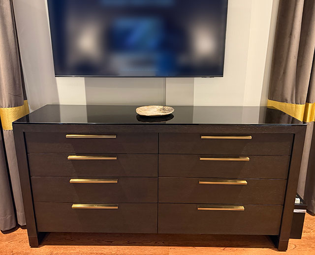 Photo: Emigrant Boutique Hotel - dresser and TV in Suite #1