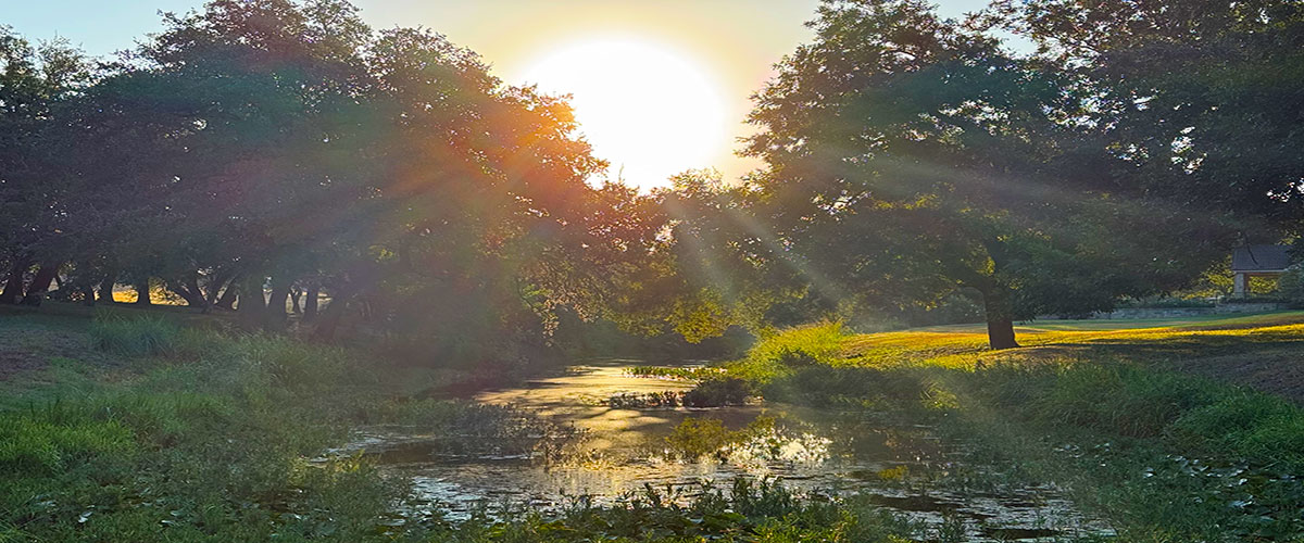 Photo: Sunrise over Pecan Creek, Horseshoe Bay, Texas