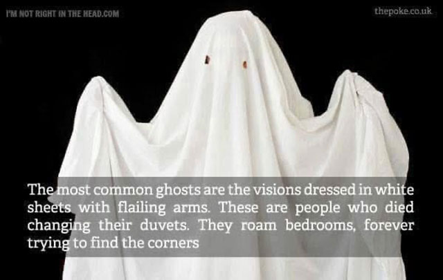 Meme: Duvet ghosts