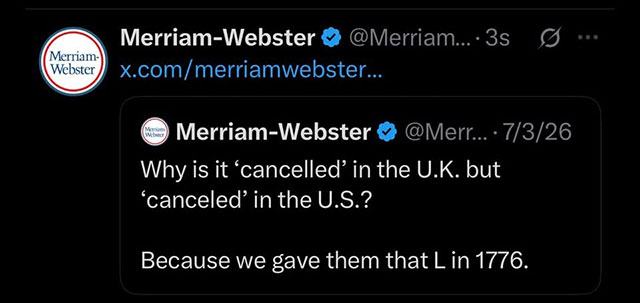 Meme: Giving England the L in 1776