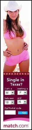 Match.com ad: Single in Texas?